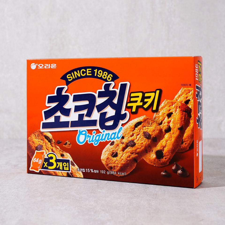 ORION Crispy Choco Chip Cookie 초코칩 쿠키 오리지널 192g